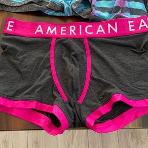 American Eagle boxer trunks, medium.